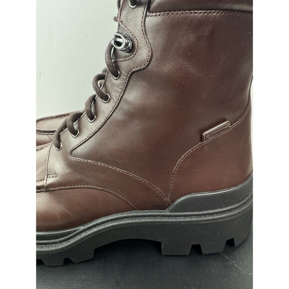 COACH Men\'s Connor Brown Leather Zip Boots Size: 12 D main image 14